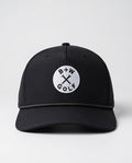 The Black and White Golf Rope Hat (Black)